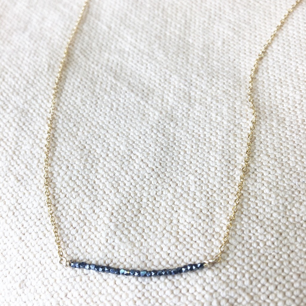 Elegant sparkly choker-14k gold filled chain